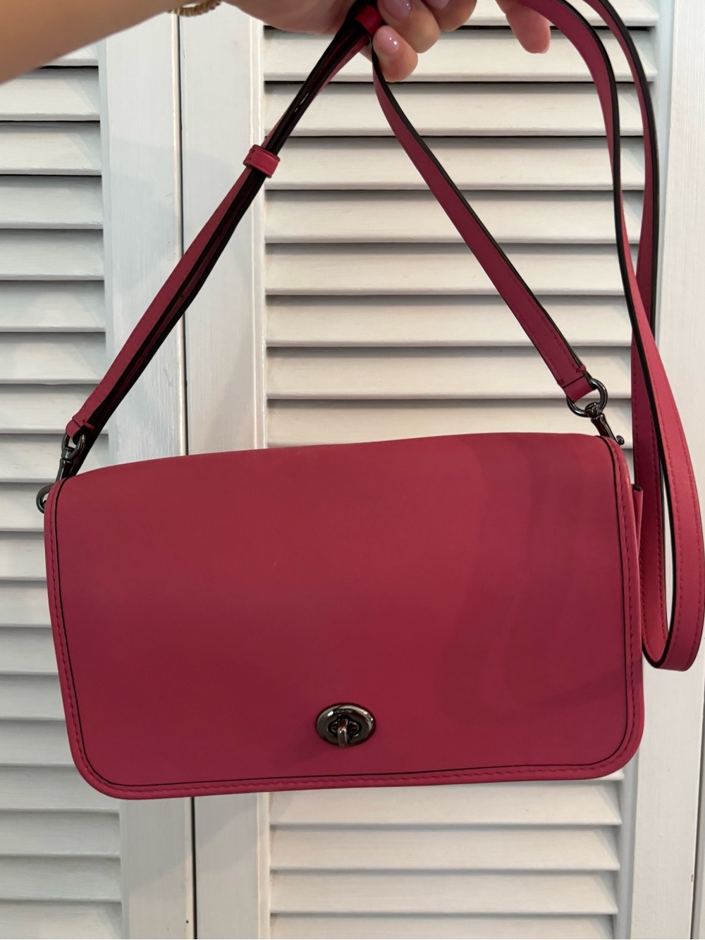 RARE Coach 1941 Pink Dinky Crossbody Purse